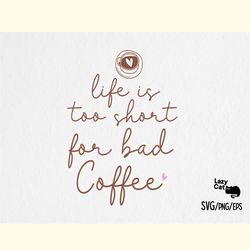 coffee quote svg design