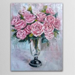 printed art floral print canvas painting roses printed wall art