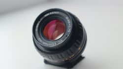 Vintage Kmz Lens Mc Zenitar K-2 2/50 Portrait Bokeh Monster Slr K Mount