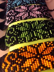 beaded loom ukraine bracelet hand made native multicolour seed bead boho bracelet weaving modern handmade bracelets