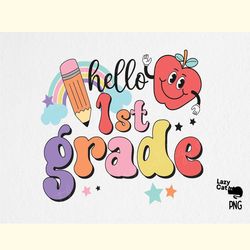 hello 1st grade , school png clipart