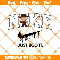 nike just boo it x baby freddy svg, horror character svg, nike just boo it svg, baby freddy svg, halloween horror svg