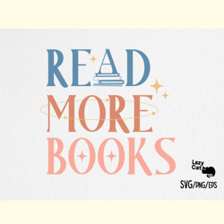 read more books svg design