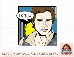 Star Wars Han Solo I Know Pop Art Couples Graphic png
