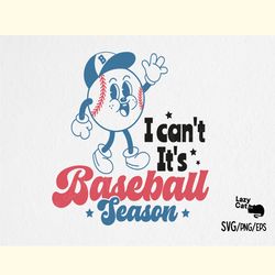 retro baseball cartoon svg design