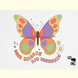retro butterfly quote sublimation