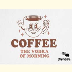 retro coffee funny quote svg design