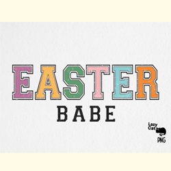 retro easter babe png sublimation