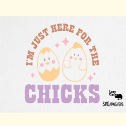 retro easter chick quote svg design