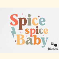 spice baby fall svg design