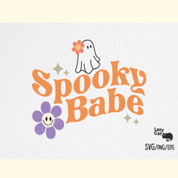 spooky babe halloween svg design