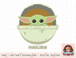 star wars the mandalorian the child bassinet portrait png