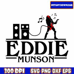 Eddie Munson, hoodie printable gift, personalized mug with cute stickers SVG files of Eddie Munson, decal, personalized