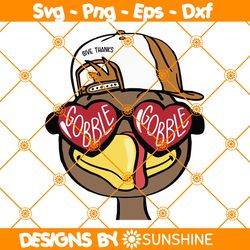 boy turkey gobble gobble svg, snapback cap svg, turkey thanksgiving svg, boy turkey svg, thanksgiving svg, gift for kids