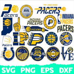 indiana pacers logo svg - pacers svg cut files, for circut, digital & instant download