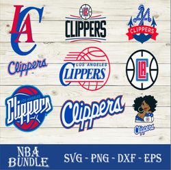 los angeles clippers bundle svg, los angeles clippers svg, for circut, instant & digital download