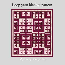 loop yarn patchwork styled mat pattern pdf