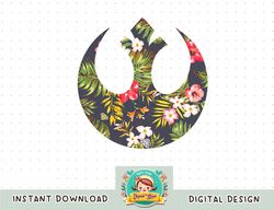 star wars rebel alliance floral print graphic png