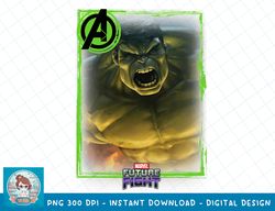 marvel future fight hulk portrait graphic t-shirt t-shirt copy png sublimate