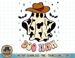 boo haw ghost western cowboy cowgirl funny halloween png sublimation