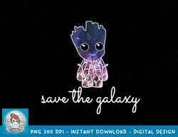 marvel guardians of the galaxy groot save galaxy earth day t-shirt copy png sublimate