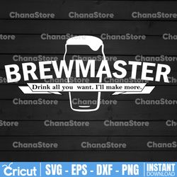 brewmaster svg clipart or cut file to make you own stickers svg png sublimation instant download