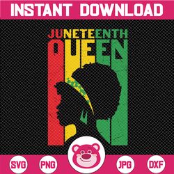 Juneteenth Png, Juneteenth Queen 1865 Png, Black Women Afro Hair Juneteenth Celebrate Independence Day Png, Black Queen
