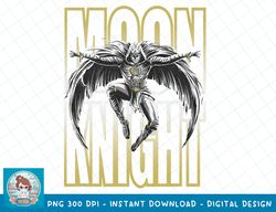 marvel moon knight action jump poster t-shirt copy png sublimate