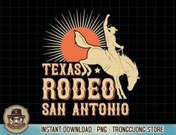 san antonio texas rodeo vintage western retro cowboy t-shirt copy png sublimation