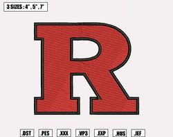 rutgers scarlet knights football team embroidery file, ncaa teams embroidery designs, machine embroidery designs file