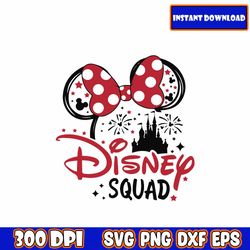 minnie squad 2023 svg bundle