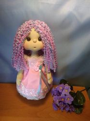 waldorf  cute tilda handmade textile rag doll