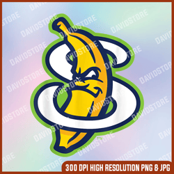savannah bananas officially licensed split png, savannah bananas png, png high quality, png, digital download