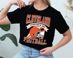 cleveland football team shirt, retro cleveland football shirt, cleveland football fan, nfl shirt, hoodie, tanktop