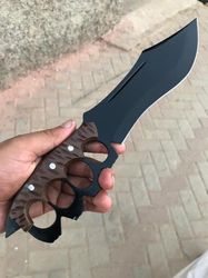 custom handmade steel powder coated 1095 high carbon steel massive big beast dagger (full tang)