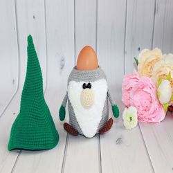 Easter gnome crochet pattern, table decor PDF patterns, easter basket . dwarf crochet pattern. easter set pdf pattern