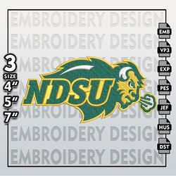 north dakota state bison embroidery designs, ncaa logo embroidery files, ncaa north dakota, machine embroidery pattern