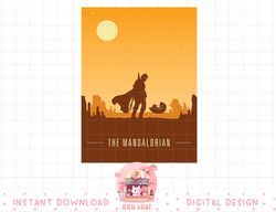 star wars the mandalorian and the child poster png