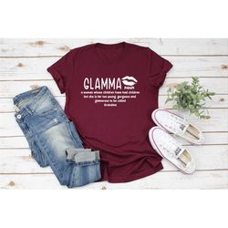 glamma definition shirt, grandma gift, grandmother gift, mother's day gift, grandma gift, cute grandmother shirt,  mothe