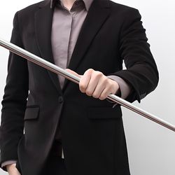 pocket staff magic telescopic stick | elevated staff stick | portable expanding metal pop out wand