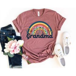 grandma boho shirt, rainbow grandma t shirt, mothers day gift for grandma, nana shirts for mother, happy mothers day, mi