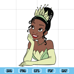 tiana disney princess svg design, disney svg, tiana svg, disney princess svg, disneyland svg