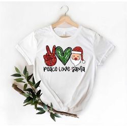 peace love santa shirt,merlot lover shirt,wine lover shirt,wine junkie shirt,christmas gift,christmas wine gift,christma