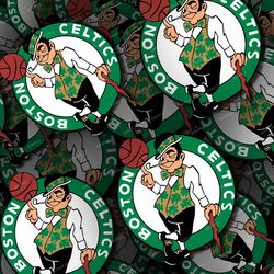 boston celtics 22 seamless tileable repeating pattern