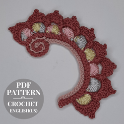 crochet pattern swirl spiral, crochet spiral applique, crochet motif for irish lace, pattern motif, crochet patterns.