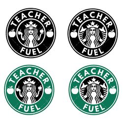 teacher fuel svg, png, pdf,  teacher svg,teacher coffee svg, teacher funny svg, teacher svg