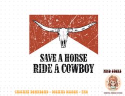 bull skull save a horse ride a cowboy western country png