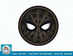 marvel spider-man no way home black and gold spidey mask t-shirt copy png, sublimation