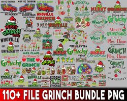 110 file grinch bundle png