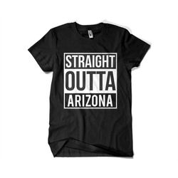 Straight outta Arizona parody shirt Funny All states available